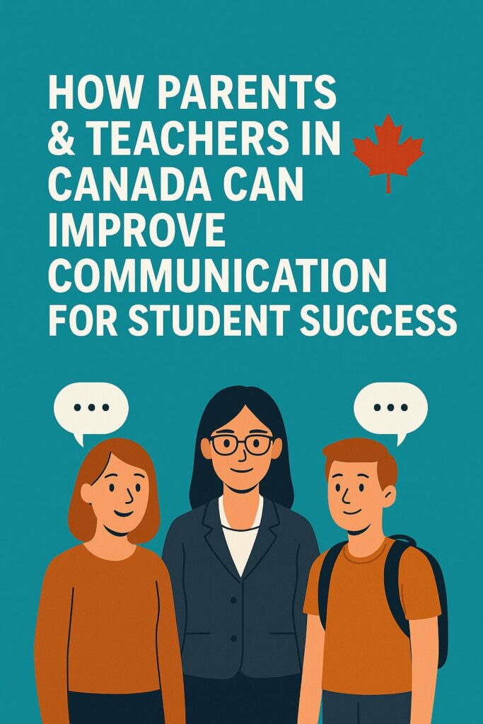 improve parent teacher communication Canada