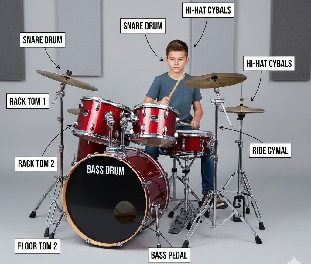 learning drums for beginners