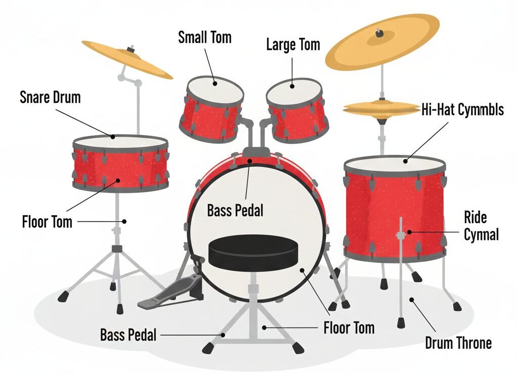 learning drums for beginners